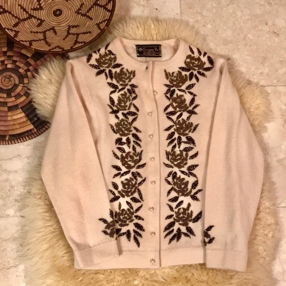 Amazing Super vintage beaded sweater